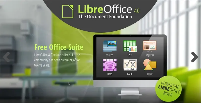 2- برنامج LibreOffice لتصميم العروض التقديمية