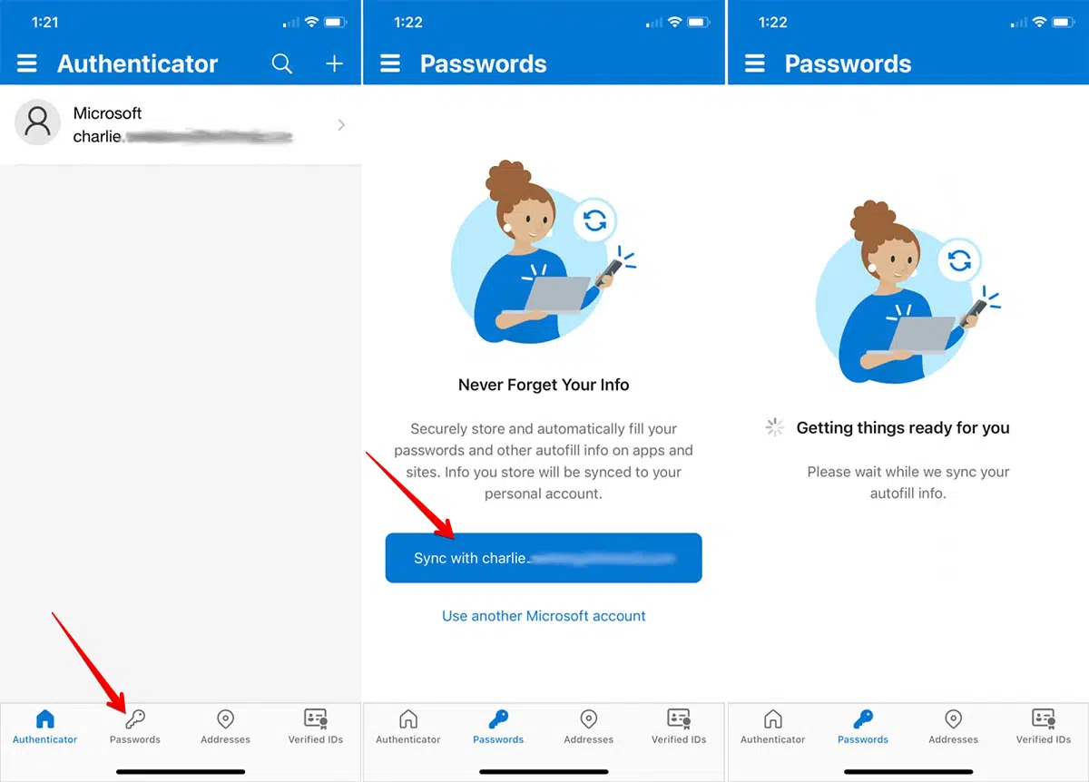 شرح بالصور لتطبيق Microsoft Authenticator الخاص بإدارة كلمات المرور ...