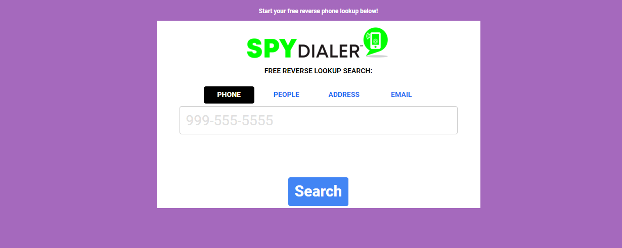 موقع SpyDialer