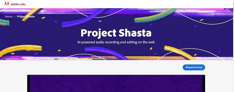 8- Adobe Podcast (مشروع Shasta سابقًا)