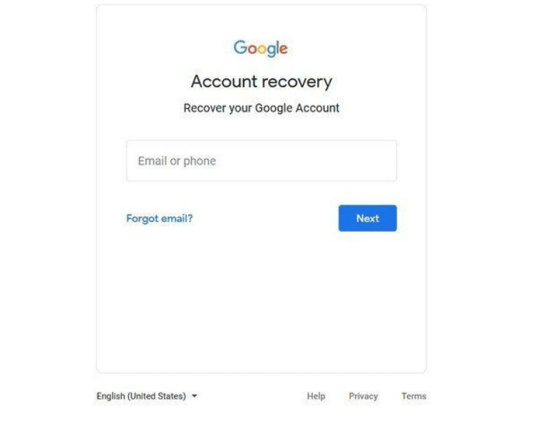 طريقة استعادة حساب جوجل الخاص بك
