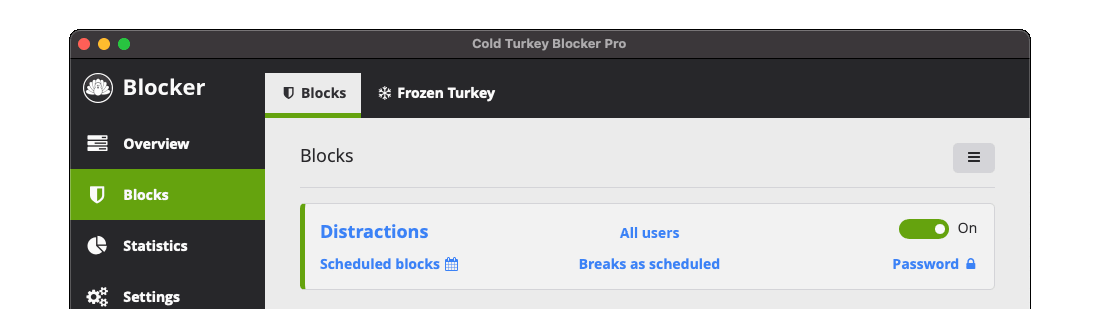 2- تطبيق تركيا الباردة للتركيز على الامتحانات