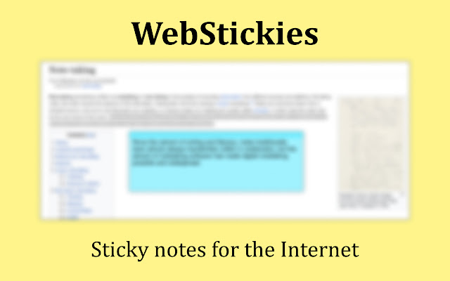 2- إضافة WebStickies لتدوين الملاحظات