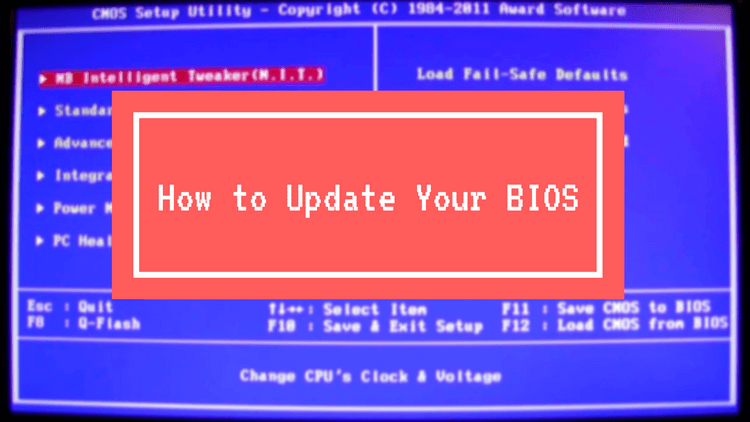 الحل الأخير: تحديث BIOS 
