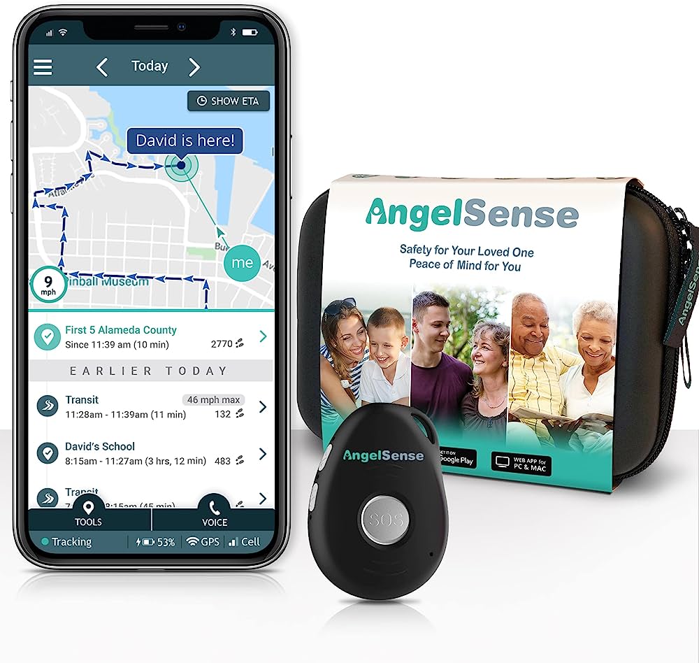 1- جهاز Angelsense GPS Tracker لتتبع الأطفال وذوي الهمم