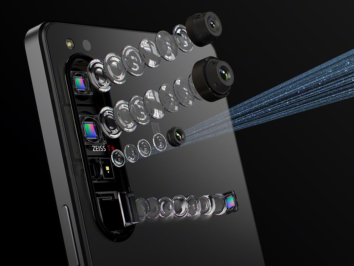 4- كاميرا Xperia 1 V ثلاثية العدسات