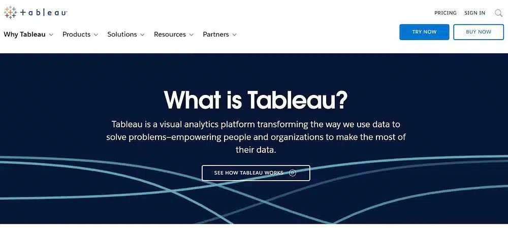 4- منصة Tableau لتعلم مهارات تحليل البيانات