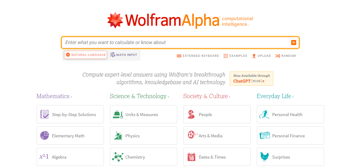 5- إضافة WolframAlpha 