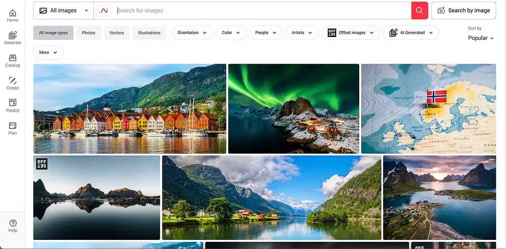 3- منصة Shutterstock لبيع الصور الخاصة بك عبر الإنترنت 