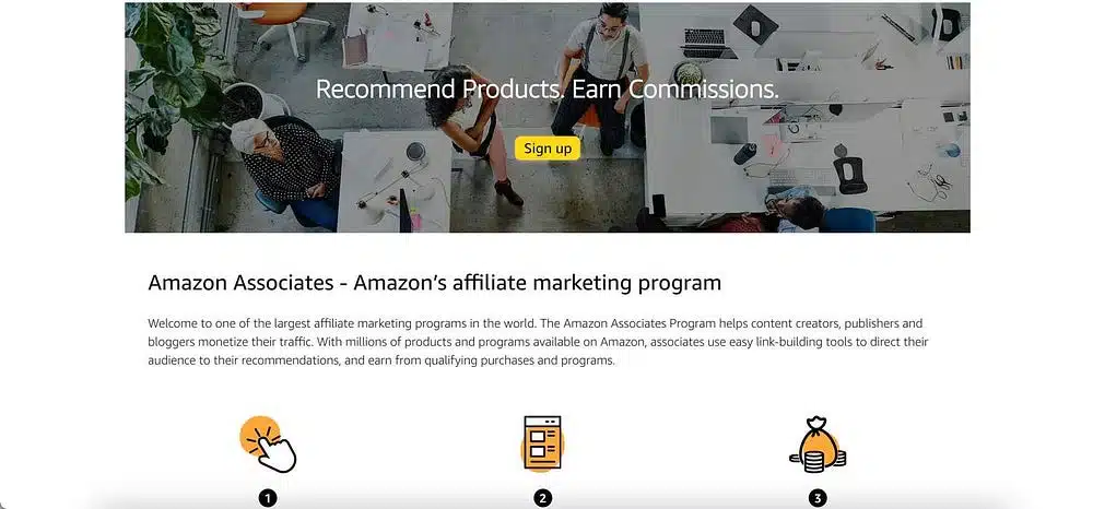 أولا، خطوات التسجيل الأساسية لبرنامج أمازون Amazon Associates