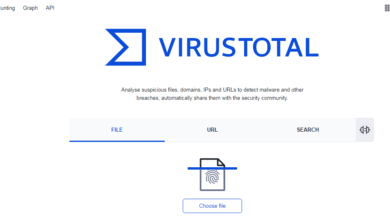 شرح بالصور لأداة VirusTotal للتحقق من احتواء أي موقع أو ملف على برمجيات ضارة