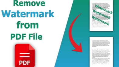 طريقة إزالة العلامة المائية من ملف PDF أون لاين وبسهولة تامة (شرح بالصور)