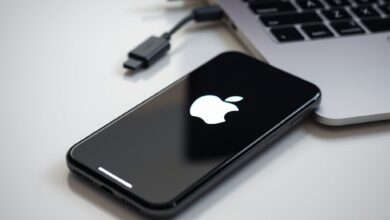 حل مشكلة تعليق الآيفون على شعار التفاحة