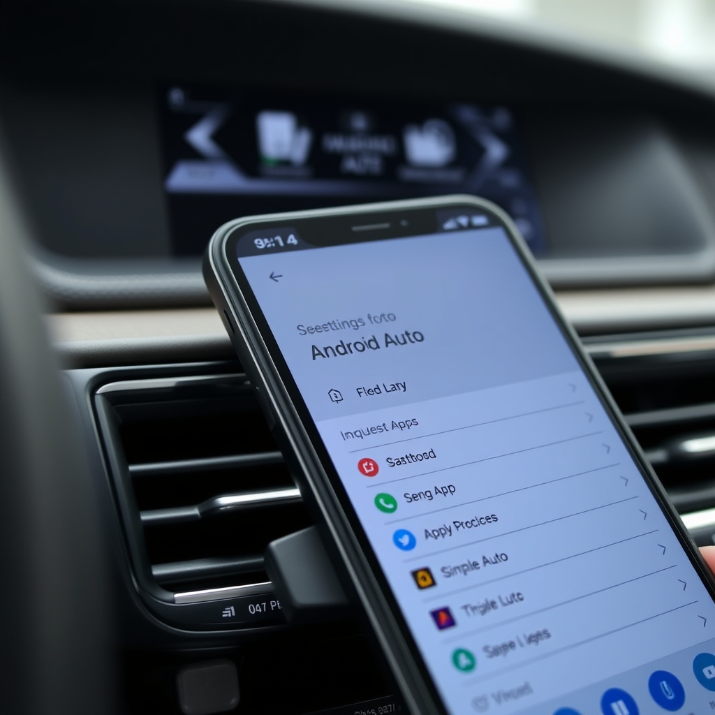 قائمة تطبيقات Android Auto على الهاتف