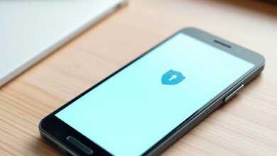 شاشة هاتف ذكي توضح تفعيل خاصية حجب الإعلانات في الأندرويد