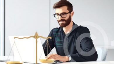 توضيح حقوق النشر والذكاء الاصطناعي أثناء تدريب نموذج