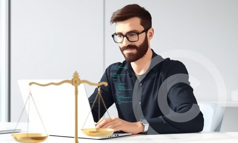 توضيح حقوق النشر والذكاء الاصطناعي أثناء تدريب نموذج