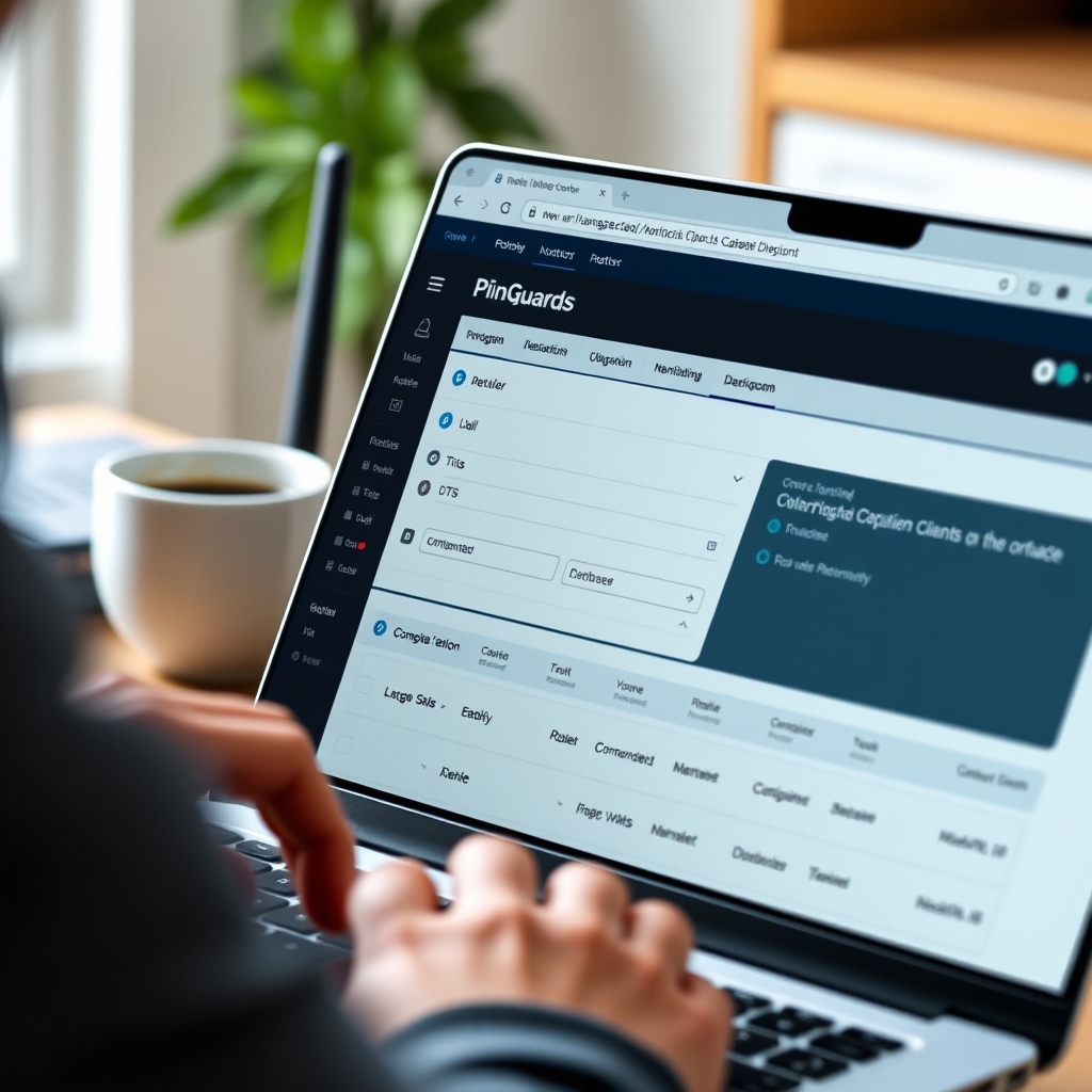 واجهة إدارة DNS محلية تظهر استعلامات الأجهزة في DNS للمنزل الذكي