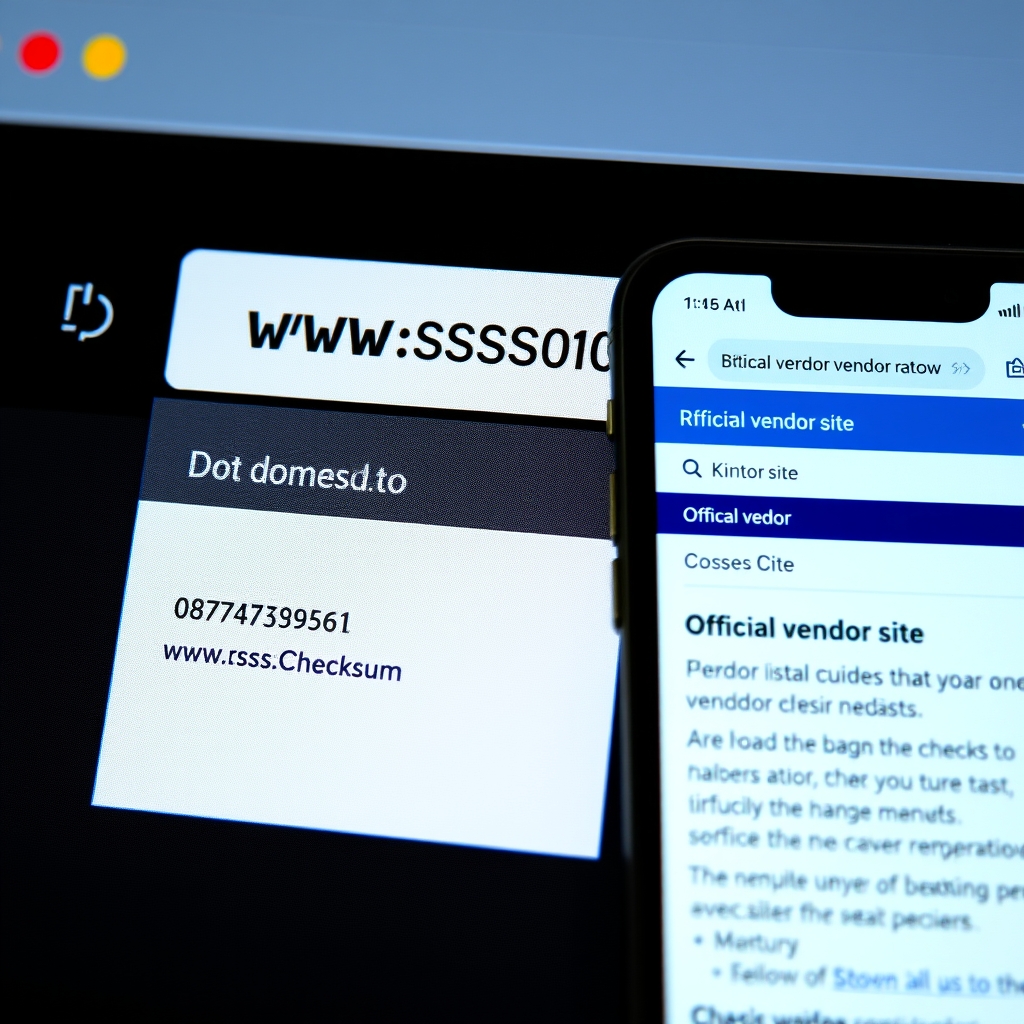 مقارنة سريعة بين الموقع والـ checksum لاكتشاف مواقع VPN مزيفة