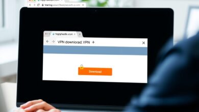 تحذير على المتصفح بخصوص مواقع VPN مزيفة