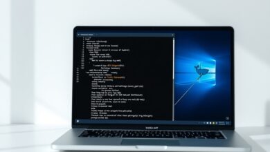 شاشة تعرض إعداد WSL2 وتشغيل طرفية لينكس على ويندوز