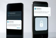 شاشة إعدادات إدارة أذونات التطبيقات على الهاتف