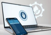 واجهة تطبيق توضح مفهوم مدير كلمات المرور آمن ومفتوح المصدر