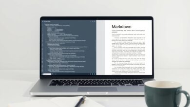 واجهة تحرير تعرض Markdown في Google Docs بجانب النص المنسق