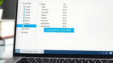 واجهة ويندوز تعرض خيار ضغط NTFS لتوفير مساحة على القرص