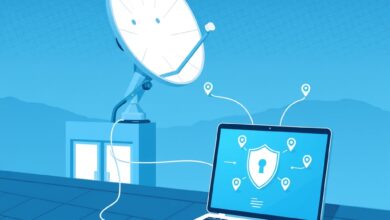 صورة توضح خطوات حماية خصوصية ستارلينك والاتصال عبر الأقمار الصناعية