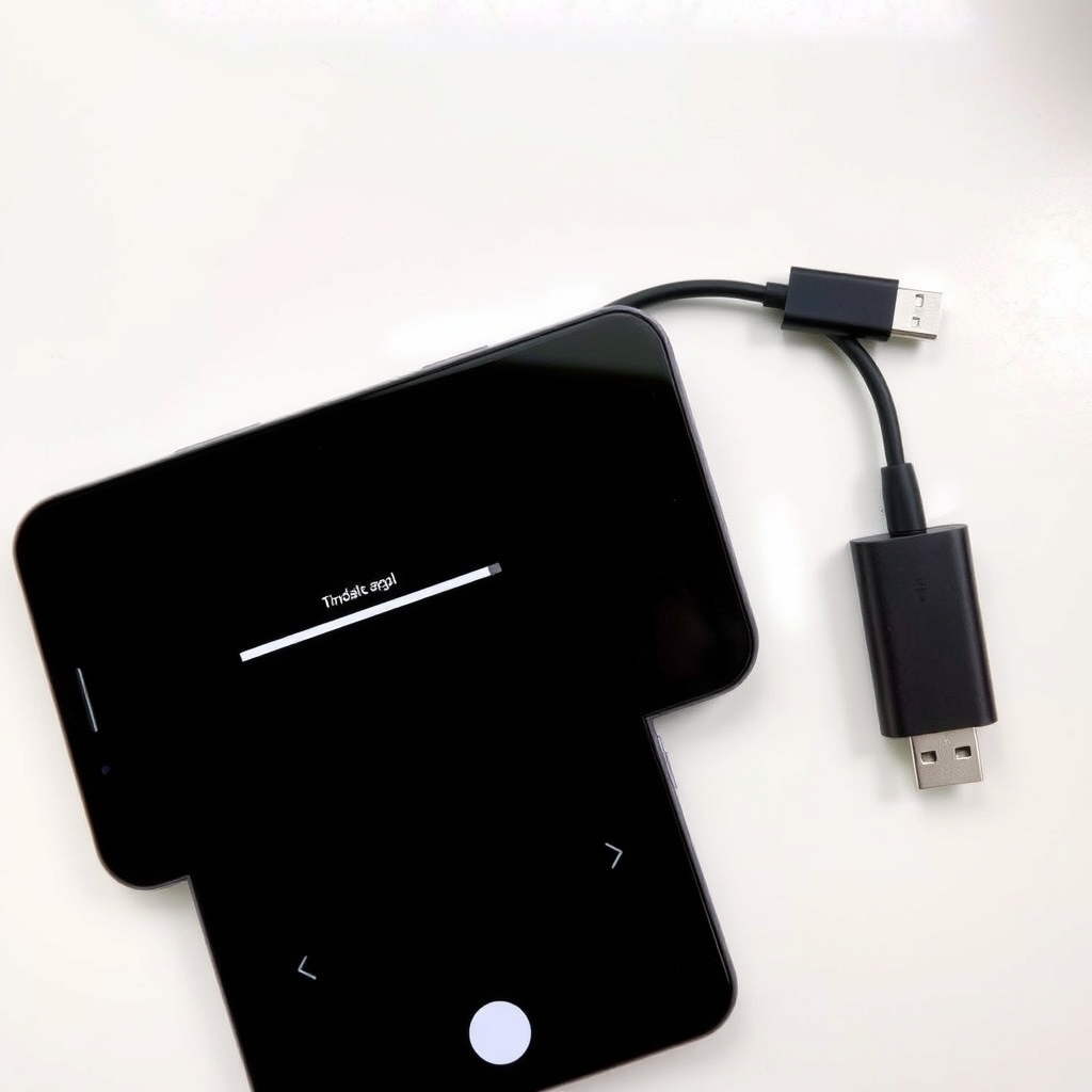 شاشة تطبيق فحص وتحديث فيرموير كابل USB-C