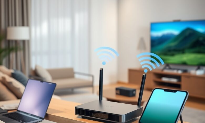 نظام Mesh منزلي يدعم Wi‑Fi 7 لتغطية أفضل